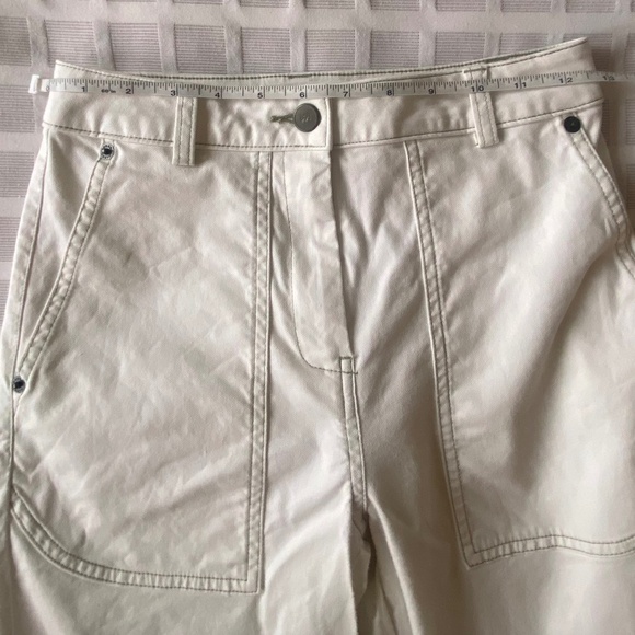 Hudson North White Cropped Pants - Picture 3 of 10